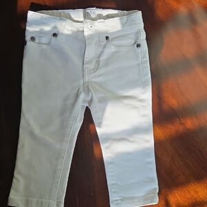 Jack And Jack Baby Boys White Slim Denim Pants